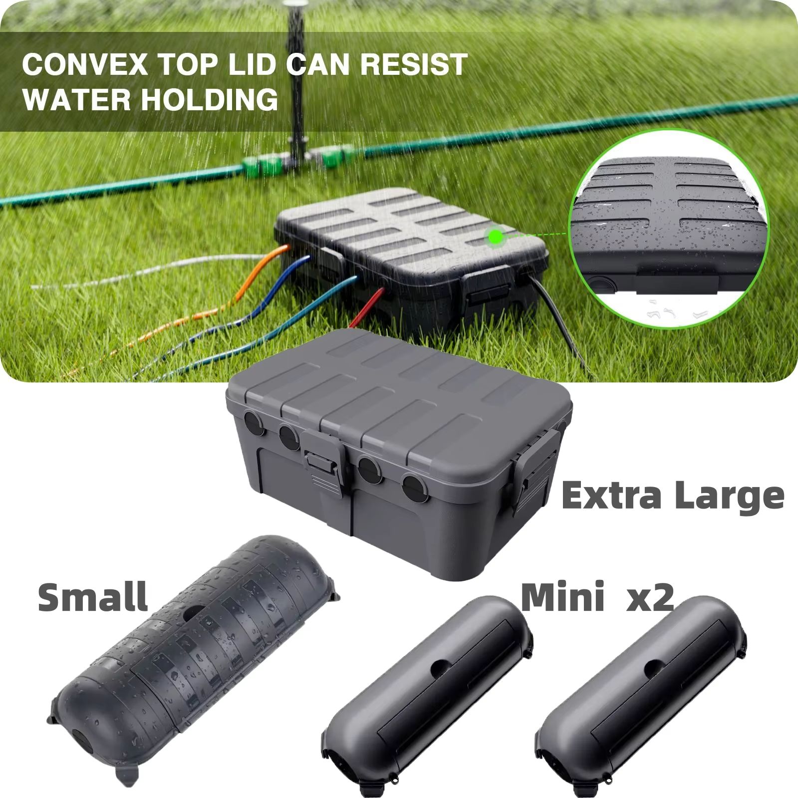 Outdoor Power Extension - 대형 방수 야외 전기 박스 케이블