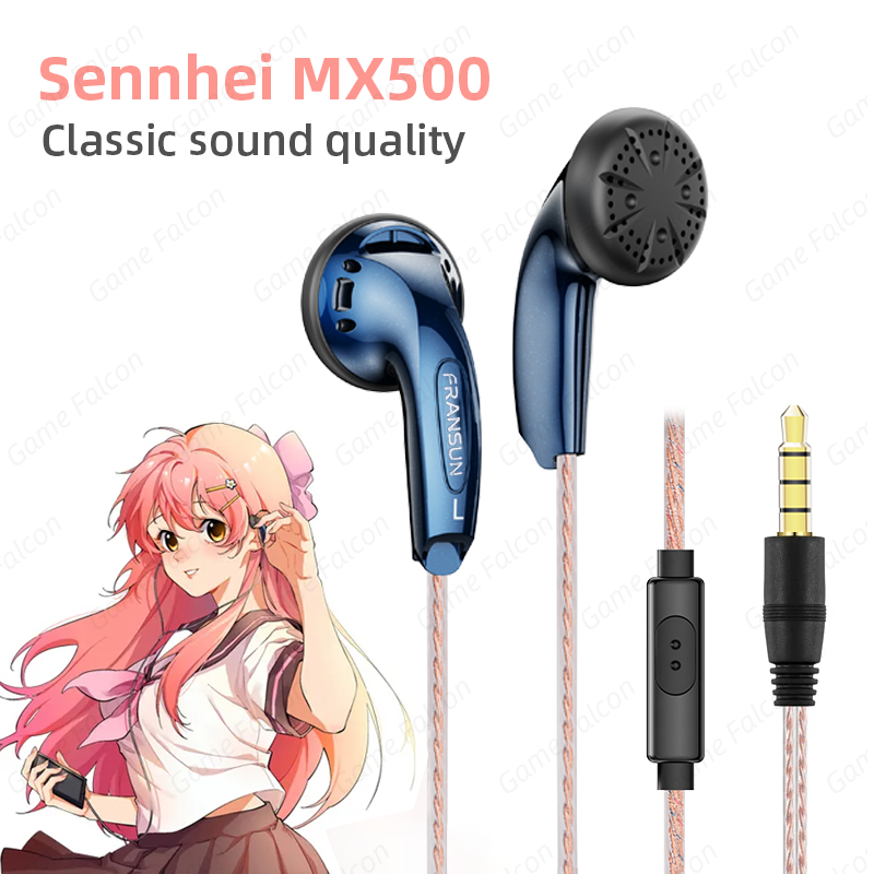 Outdoor Power Jack - 클래식 귀마개 Sennhei MX500 강력한 저음