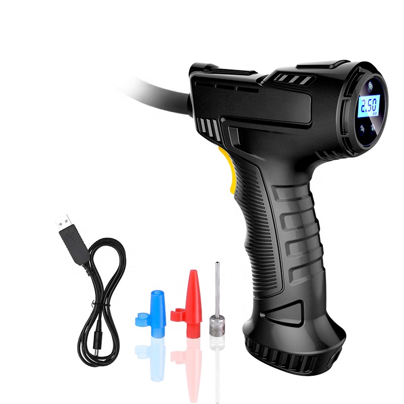 Air Compressor Portable - 150PSI 120W 휴대용 디지털 충전식 전동
