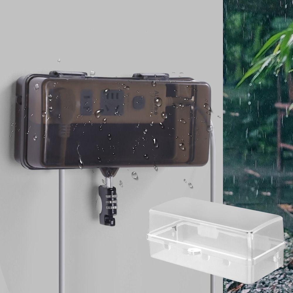 Outdoor Power Extension - 내구성 있는 플라스틱 플러그 박스 도난