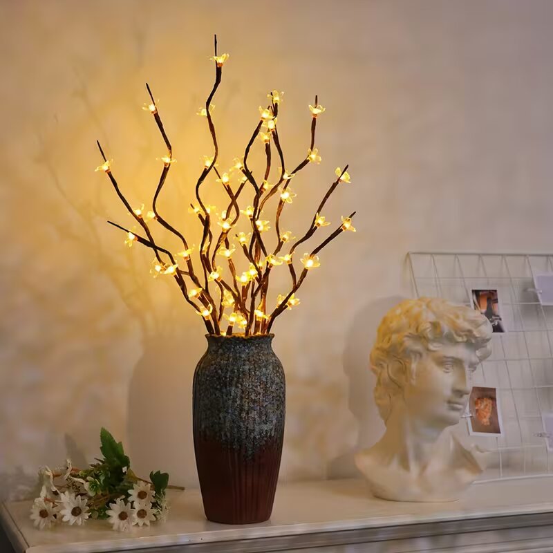 Outdoor Power Lights - 1/2PC 20LED 벚꽃 나무 가지 조명