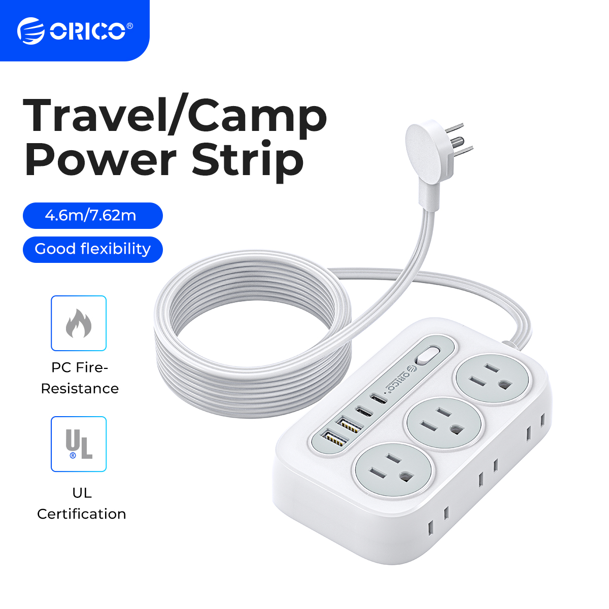Outdoor Usb Power Strip - ORICO 멀티탭 멀티 사이즈 익스텐션 코드,