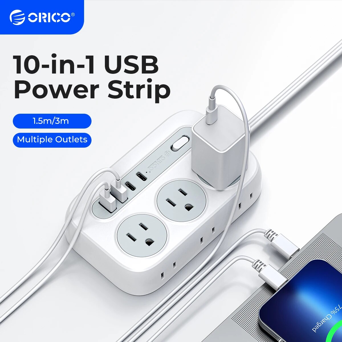 Outdoor Usb Power Strip - ORICO 멀티 사이즈 익스텐션 코드 멀티탭,