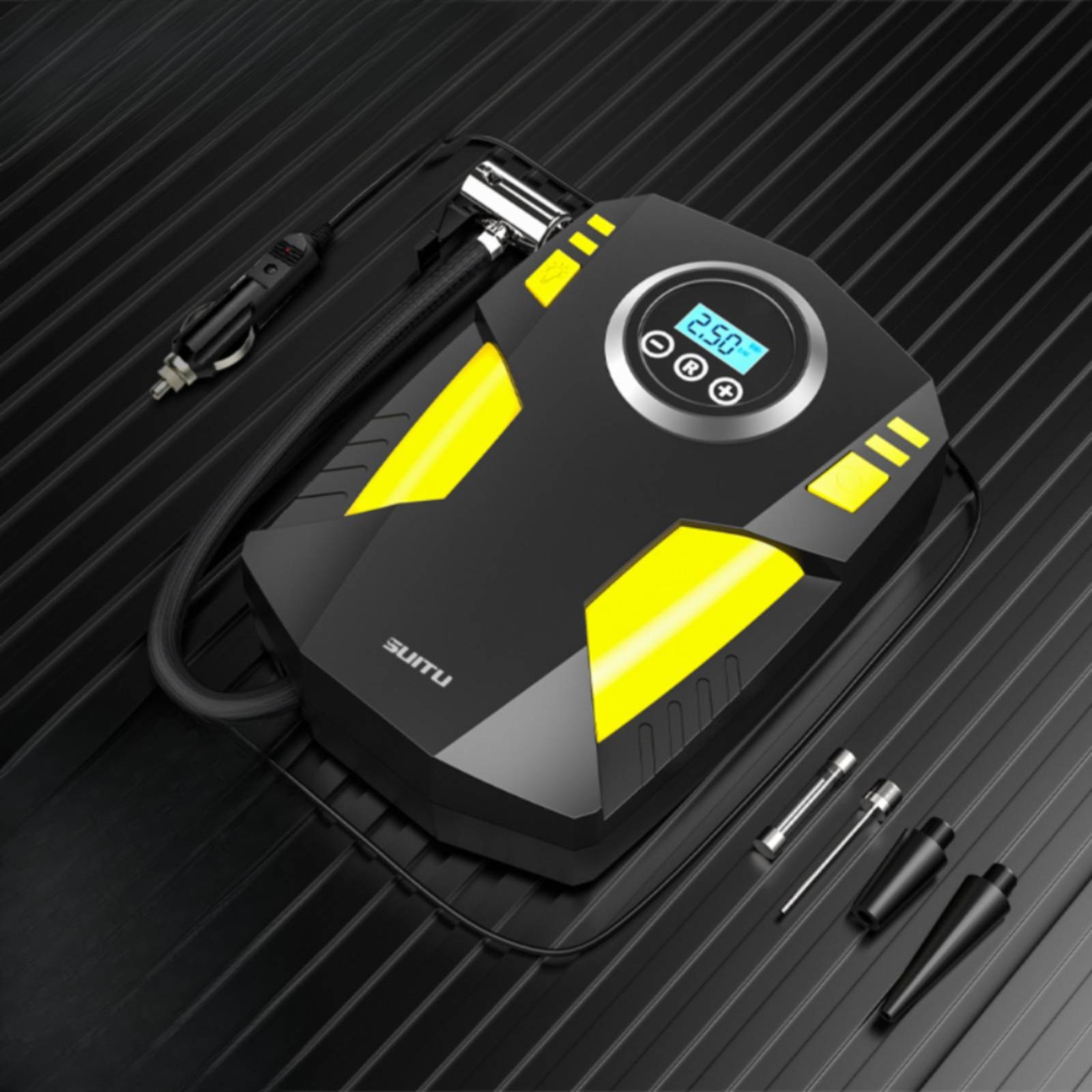 압력 게이지가 있는 휴대용 공기 압축기 LED 조명이  - Air Compressor Portable 리뷰 및 가격