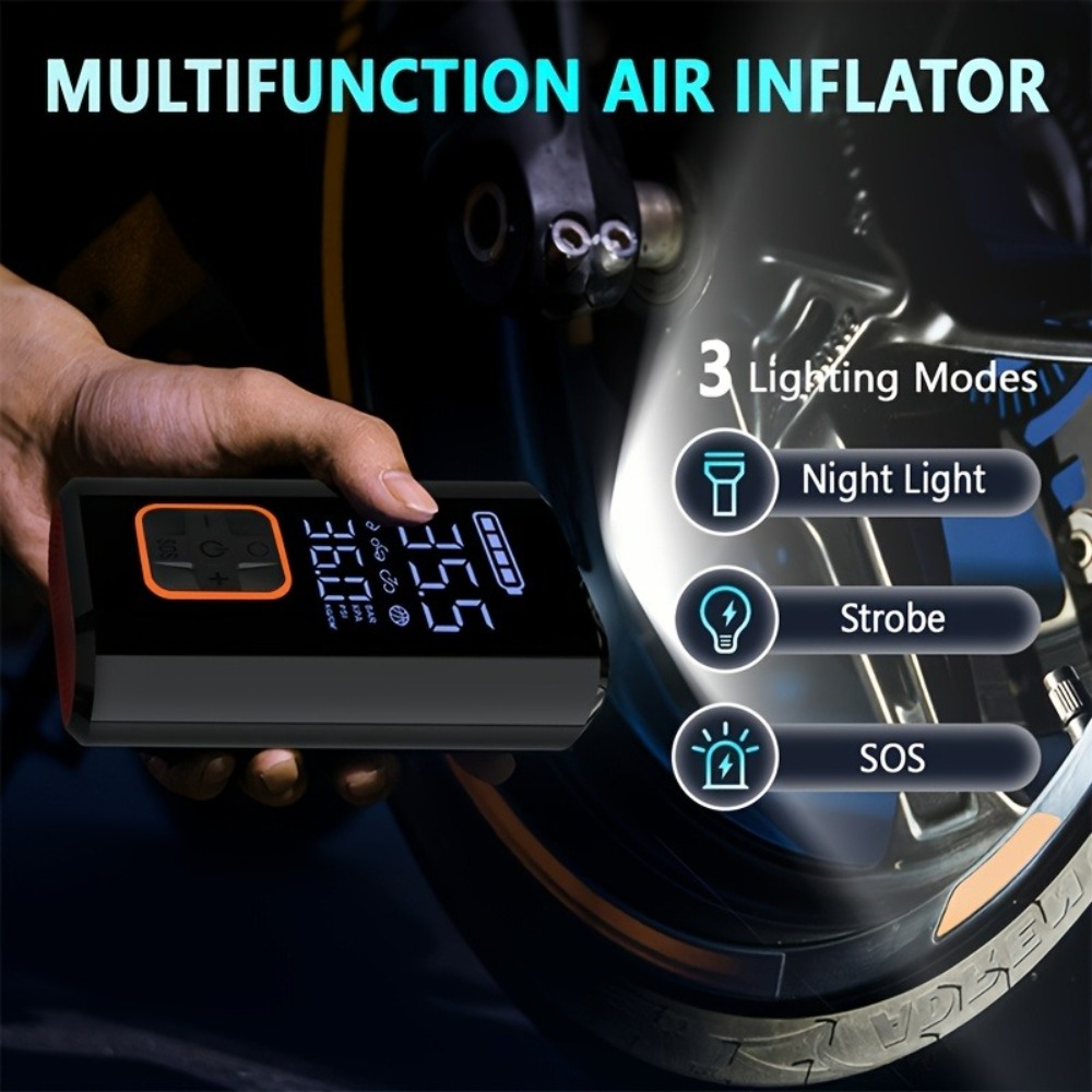 휴대용 무선 에어 컴프레서 자동차 타이어 공기 주입기  - Air Compressor Portable 리뷰 및 가격