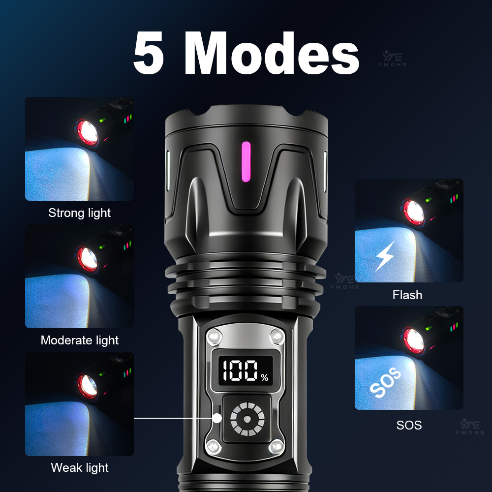 빛나는 스트립이 있는 고휘도 LED 손전등 흰색 레이저 - Outdoor Usb Power Strip 리뷰 및 가격