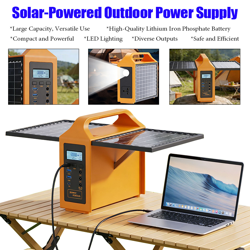 150W 휴대용 태양광 발전소 LED 조명 및 태양광  - Portable Generator Inverter 리뷰 및 가격