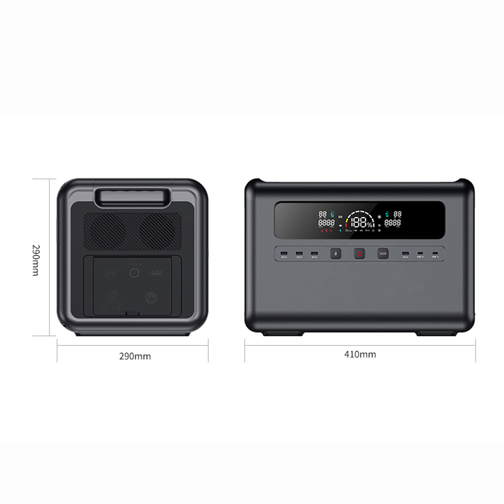 2400W 태양광 발전기, 가정용 비상 전원 및 야외  - Power Outdoor 리뷰 및 가격