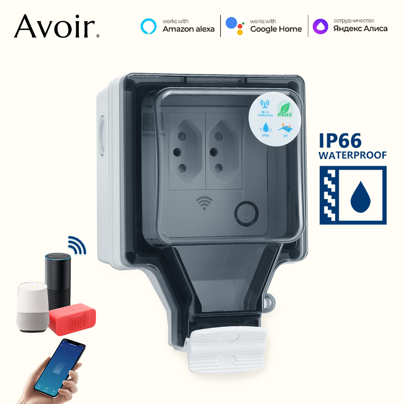 Avoir Tuya Wifi 스마트 소켓 IP66 실외 - Outdoor Power Outlet Not Working 리뷰 및 가격