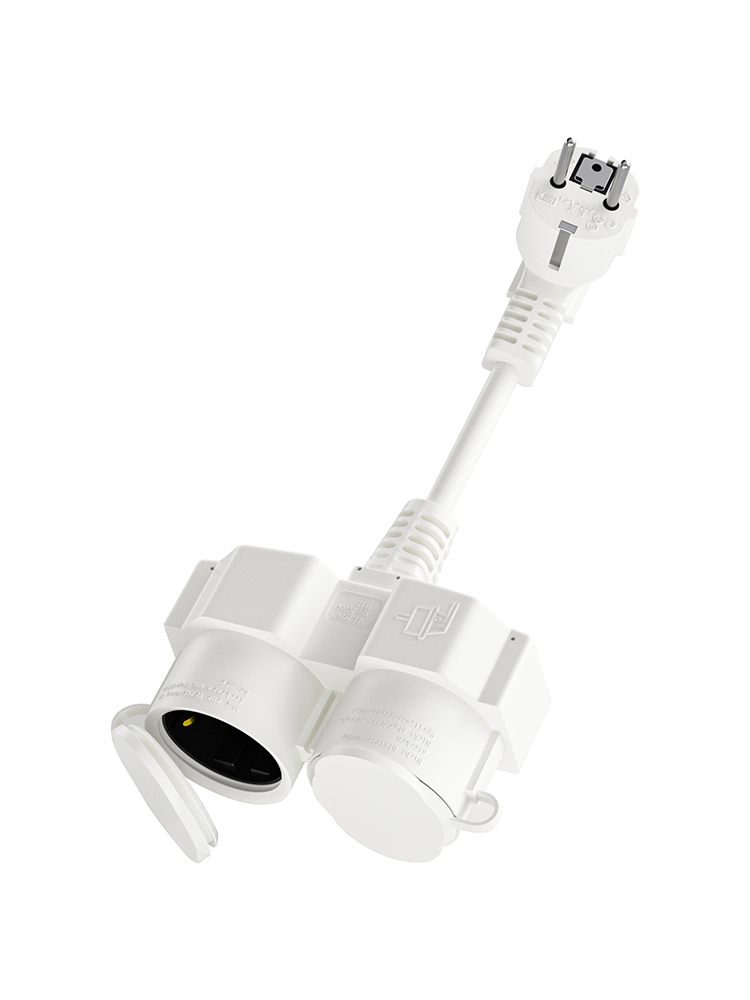 EU 연장 케이블(슈코 소켓 2개 포함), 다중 소켓  - Outdoor Power Extension 리뷰 및 가격