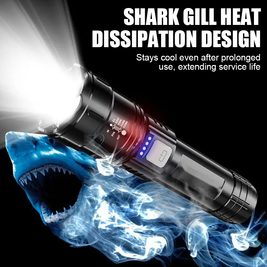 고출력 P50 LED 손전등 USB 충전식 줌 핸드헬드 - Outdoor Power Lights 리뷰 및 가격