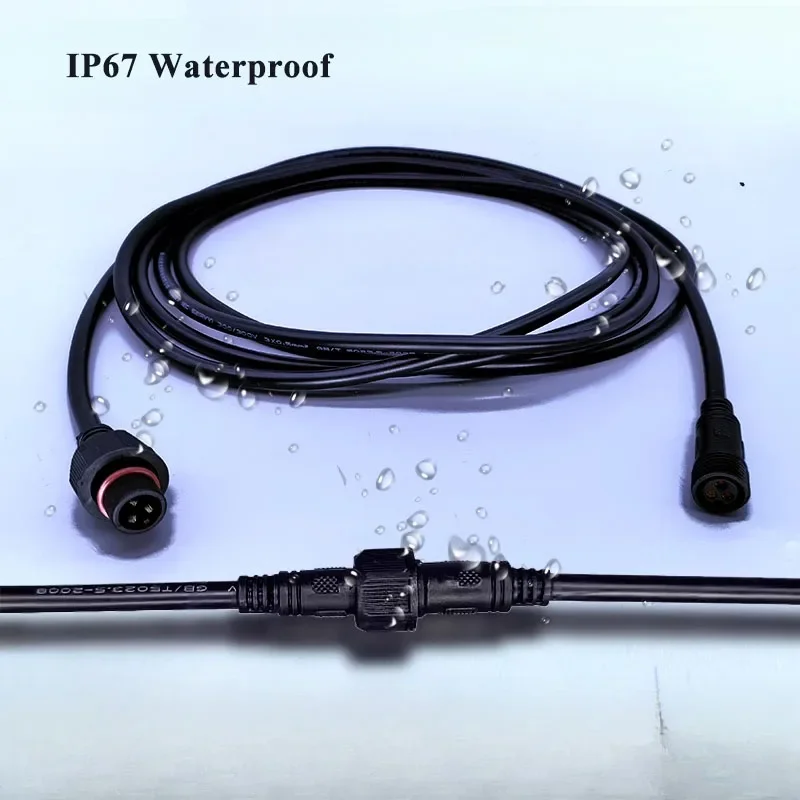 IP67 방수 2 3 4 5 6 7 8 핀 커넥터 남성 - Outdoor Power Extension 리뷰 및 가격