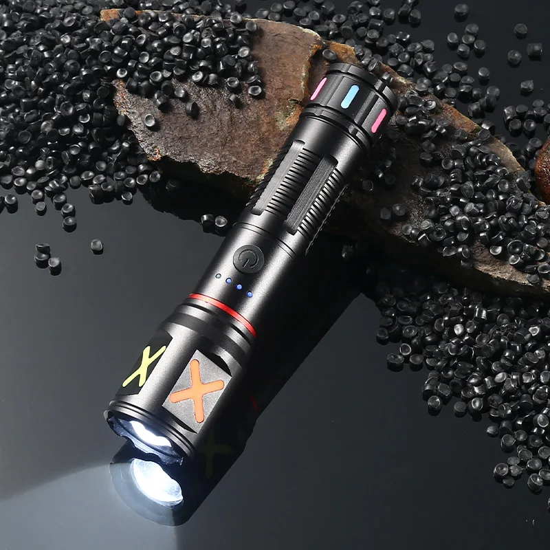 강력한 백색 레이저 LED 손전등 USB 충전 줌 장거 - Outdoor Usb Power Strip 리뷰 및 가격