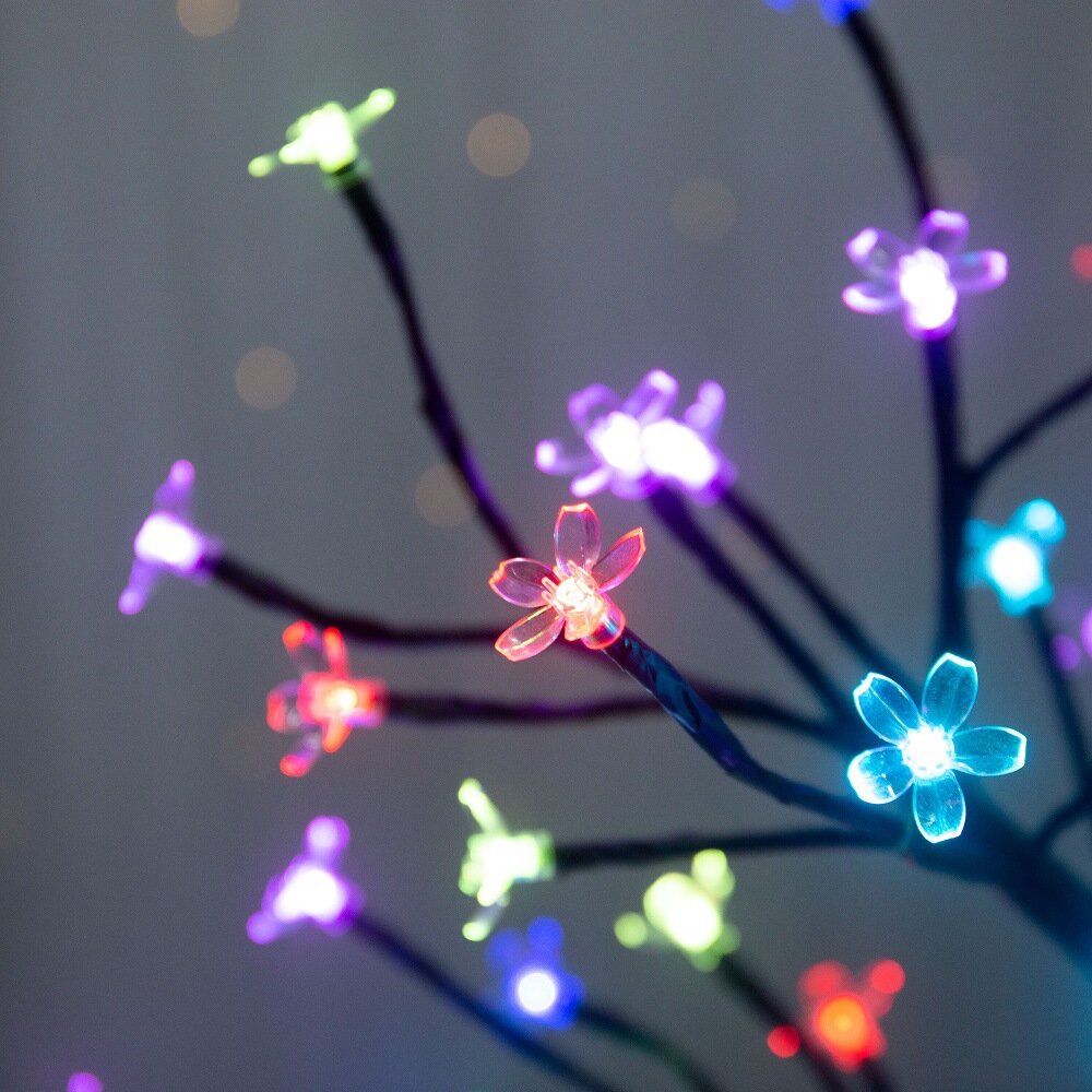 1/2PC 20LED 벚꽃 나무 가지 조명 실내외 홈  - Outdoor Power Lights 리뷰 및 가격