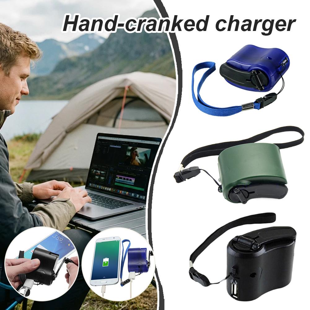 휴대용 야외 수동 크랭크 USB 휴대폰 충전기 비상 발 - Outdoor Power Kit 리뷰 및 가격