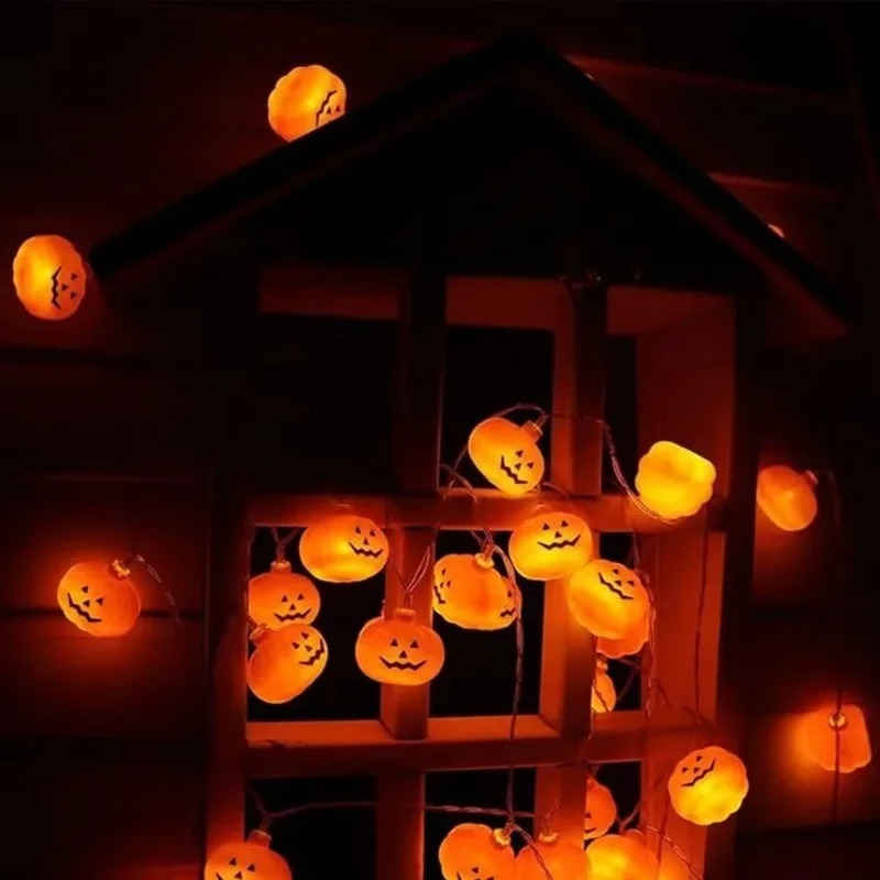 배터리로 작동되는 할로윈 호박 스트링 조명 20LED, - Outdoor Power Jack 리뷰 및 가격