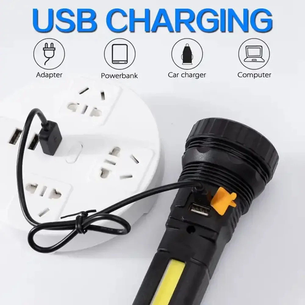 1PC 다기능 태양열 LED 손전등 야외 장거리 토치  - Outdoor Power Lights 리뷰 및 가격