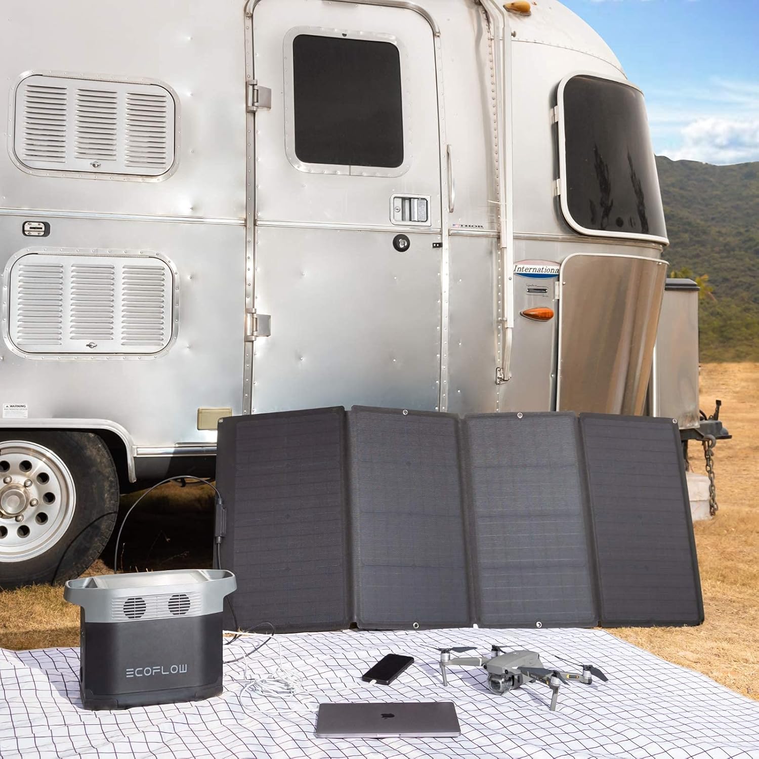 160와트 접이식 태양광 패널 휴대용 발전소 조절식 킥 - Power Outdoor 리뷰 및 가격