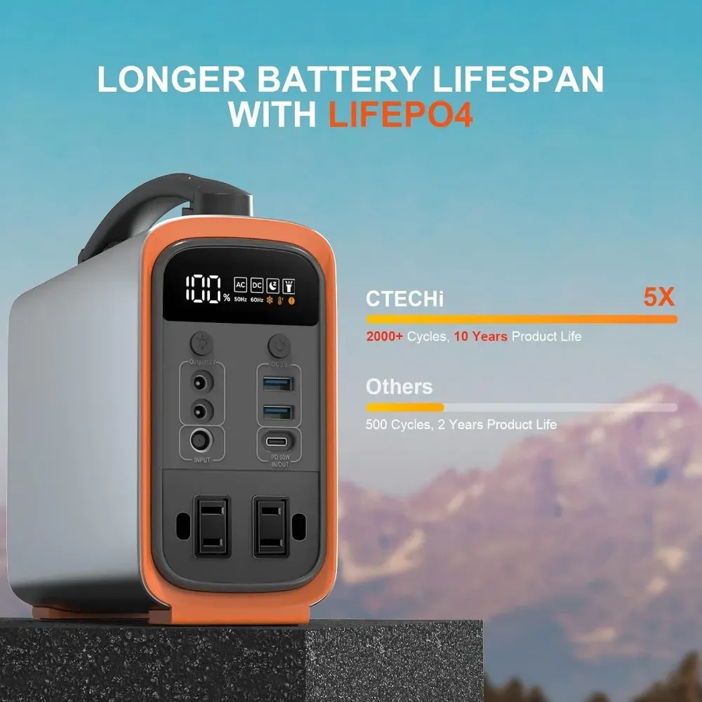 320Wh Lifepo4 휴대용 발전소, 캠핑, 여행, - Portable Generator Inverter 리뷰 및 가격